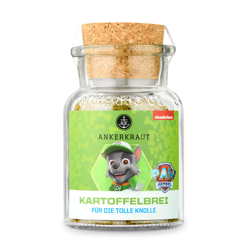 Kartoffelbrei Gewürz (Paw Patrol: Rocky), 80g im Korkenglas